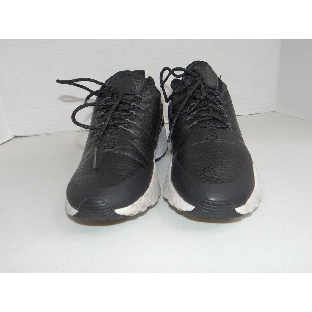 Nike Air Huarache Run Ultra Mens Black White Leather Running Shoes 819685-001